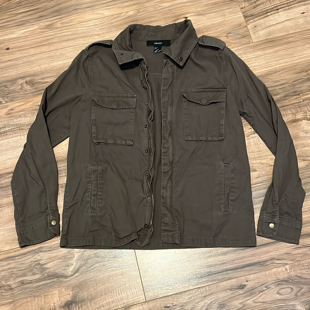 Forever 21 Women’s Army Green Jacket Size Small